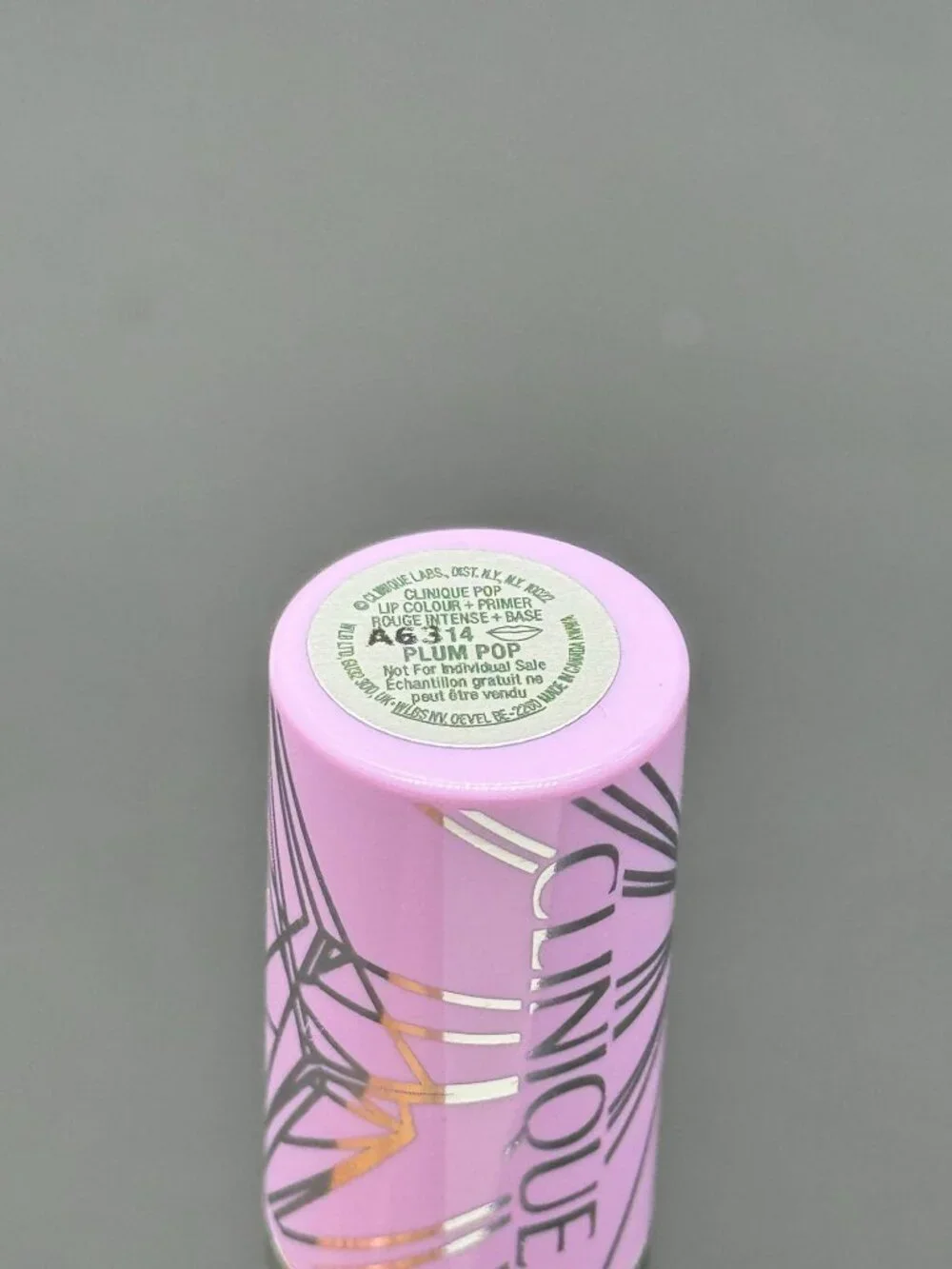 Clinique Pop Lip Colour + Primer Rouge Intense + Base 14 plum pop